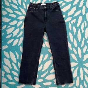 🌟Abercrombie & Fitch Ankle Straight Ultra High Rise Curve Love jeans